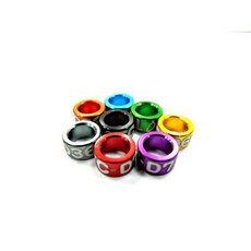 金瑞成鳥園 固定式腳環/鋁合金-彩色/台灣製/各種鳥用尺寸, 1個, 內徑6.8mm