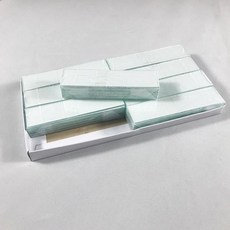 HSGF254 실리카겔 TLC 플레이트 생물학적 현미경 및 실험실 분석을 위한 크로마토그래피 레이어, 12 25x75mm 320pcs