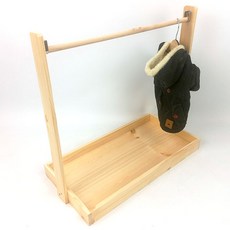 애견 행거 강아지 반려동물 우드 원목 10tPE04, 애견행거Low-일반형54x26x50cm, 1개