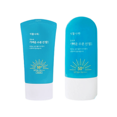 식물나라선크림 산소수 가벼운 수분 선 젤 로션 SPF50+PA++++, 60ml