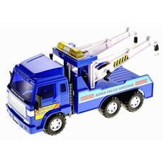 [4] PowerTRC 만 3-5세 남아용 경찰 견인 트럭 장난감 | 33cm(13인치) 푸시 앤 고 현실적인 마찰 구동 레커 작동하는 윈치 조절 가능한 더블 후크 크리스마스, PowerTRC 만 3-5세 남아용 경찰 견인 트럭 장