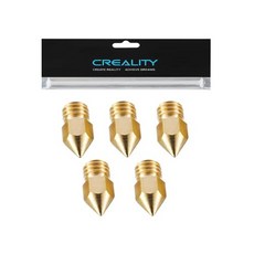 Creality 공식 MK8 노즐 0.10.20.40.60.81.0mm 510PCS CR-6Ender 3Ender 5 용 압출기 인쇄 헤드 3D 프린터 부품, MK8-5PCS