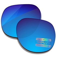 Bowyer POLARIZED 레이밴 RB4312 57mm 선글라스용 여성용 교체 렌즈 - 서핑 블루 미러