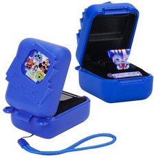 MGZNMTY Bitzee 디즈니 인터랙티브 장난감 디지털 애완동물 및 케이스용 실리콘 케이스 새로운 Bitsy 전자 가상 반려동물용 보호 스킨 커버 (무지개), Blue