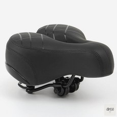 우아몰 임팩트 스프링 자전거 안장(블랙) 푹신한안장커버