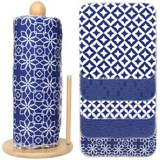 ROGITU 25팩 재사용 가능한 티슈 페이퍼리스 타월 롤 세탁 가능한 면 주방 타월용 폐기물 제로 제품 교체 티슈 (RT-F), RT-F