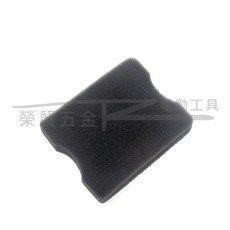 三菱 TU33 TU43 TB43 割草機空氣濾清器海綿, 1個, 方形無孔濾棉(一片)