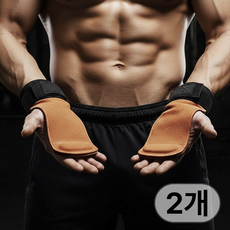 나너마켓 논슬립 손목보호 헬스 스트랩, 1개, 브라운