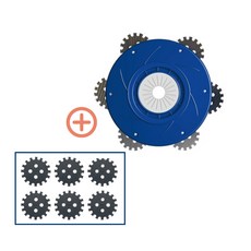 슈퍼붕붕이 안전 예초기 잔디깍기 예초기날(리필 칼날6개1조 무료 증정), 슈퍼붕붕이1개