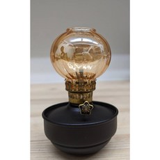 Polee 玉子2.0小油燈 雙燈罩組, 黛(黑色)