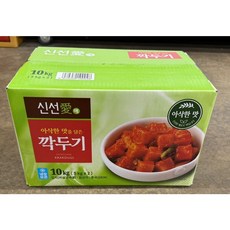 신선애 깍두기 무우김치 10kg, 1박스