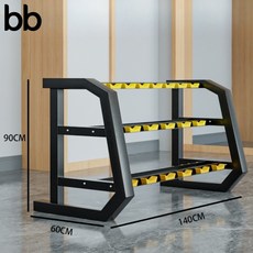 덤벨거치대 2단 아령 받침대 가정용 보관 덤벨렉 아령정리대 수납, 3단 40KG