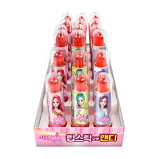시크릿쥬쥬 립스틱모양 캔디, 6g, 18개