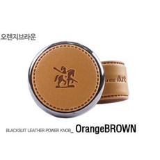 벤츠 핸들손상NO 가죽 흑니켈 차량핸들봉 파워헨들 봉고, 오렌지브라운