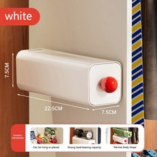 벽 마운트 양말 팬티 스지 디스펜서 공간 절약 옷장 캐비닛 침실 속옷 보관 상자, White, 2. White