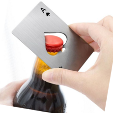 스페이드A 오프너 스텐 병따개 CHS-1005531, 1개, 실버_1개