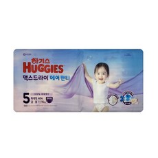 하기스 2025 맥스드라이 에어 팬티형 기저귀 남여공용, 5단계, 80매