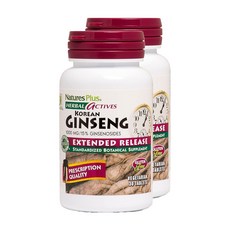 NaturesPlus 天然佳 韓國人蔘素食錠 1000mg, 30顆, 2瓶