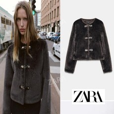 자라 소프트 퍼 리버서블 자켓 zara 2025