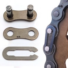 自行車鏈條扣 單速車鏈條魔術扣 單車鏈條快拆扣, 升級款單速鏈條扣（2組）, 1個