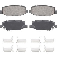 지프 리버티 2008-2012용 후면 세라믹 브레이크 패드 세트 랭글러 2007-2017 JK 2018 닷지 닛로 2007-2011용 4개 USA