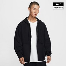 나이키 남성 나이키 솔로 스우시 풀집 플리스 후디 HV1085-010