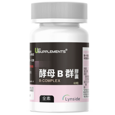 USUPPLEMENTS 酵母B群膠囊 全素配方 八種維生素B 小分子好吞嚥 促進代謝 60顆 KOSHER HALAL認證, 1個