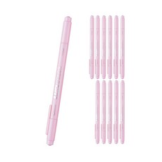 모나미 라이브칼라 사인펜, 퓨어핑크, 12개
