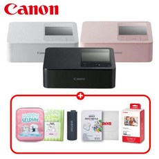 캐논 정품 셀피 포토프린터 cp1500 한정판 6종세트 / RP-108 용지 / TJ, 핑크