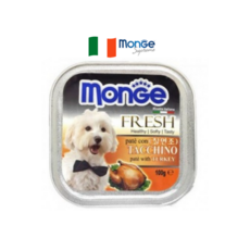 몬지 사각캔 강아지 캔간식 통조림 습식 영양간식, 12개, 칠면조