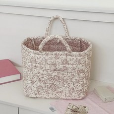 휴대용 접이식 코듀로이 강아지 고양이 매트 애완동물 카트+블루 분리형 이동카트 커피색, J. 핑크 작약 코듀로이