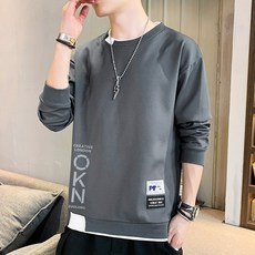 스타일닥터 남자 맨투맨 긴팔티 헐렁하다 맨투맨 기본 맨투맨