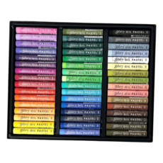 전문가용 오일파스텔 세트 매술재료 48컬러 소프트 59000EA 1EA, 본상품