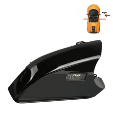 호환 메르세데스-벤츠 GL W164 2009-2016 W166 GLE GLS G R용 클래스 리어 블라인드 스팟 열선 미러 유리, 02 Black 1 hole Right