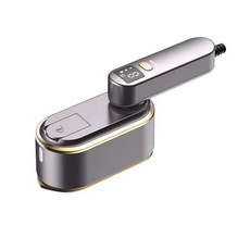 跨境新品手持掛燙機 迷你便攜式熨燙機摺疊掛燙機三檔蒸汽電熨斗, 美規(電壓110V適用於臺灣和美國), 紫色