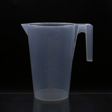 2000ml 손잡이 핸들 투명 플라스틱 눈금 비이커 실험실 투명용기 방과후 실험기구 키트