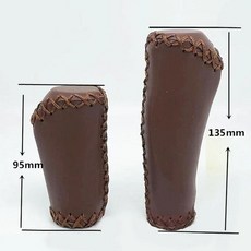 자전거 산악 시프트 커버 접이식 핸들 가죽 봉제 구경, 4. LS-Drak Brown, 1개