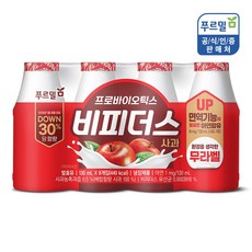 푸르밀 비피더스 사과130ml, 130ml, 32개