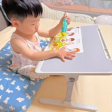 升降折疊桌 筆記型電腦桌 臥室飄窗小桌, 移動檔條+多功能多卡槽,圖上色60*40