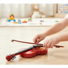 제나디자인 아기상어 멜로디 바이올린 핑크퐁바이올린 아기교구 악기놀이