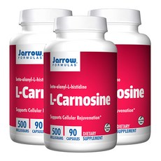 Jarrow FORMULAS 賈羅公式 L-肌肽膠囊 500mg, 90顆, 3罐