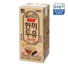 푸르밀 한끼두유 미숫가루, 190ml, 24개