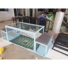 좌식 축구게임기 실내 펜션 오락실 테이블축구 스포츠 풋볼 놀이, 파란색