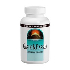 SOURCE NATURALS 大蒜洋香菜軟膠囊 無糖無麩質, 1組, 250顆