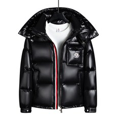 短版保暖羽絨外套 - 冬季防風情侶款白鴨絨運動棉服