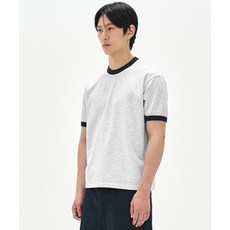 [소버먼트] 460G 피그먼트 링거 티셔츠-멜란지-