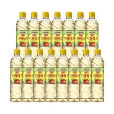 사과 식초 PET 900ml 15개 cju*1170Ed