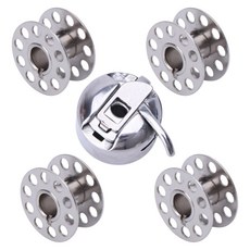 5 Bobbin+1 보빈 케이스 세트 재봉틀을위한 보빈