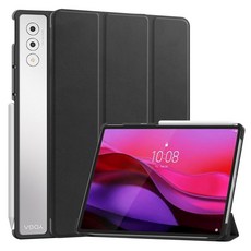 레노버 요가탭 플러스 AI 12.7 호환 케이스 북커버 패드 프로 Yoga Tab Plus Pad Pro AI TB-520FU 케이스나라, 검정, 1개