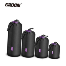 Caden 카덴 페브릭 네오프렌 카메라 렌즈케이스 카메라렌즈케이스 소형, 퍼플